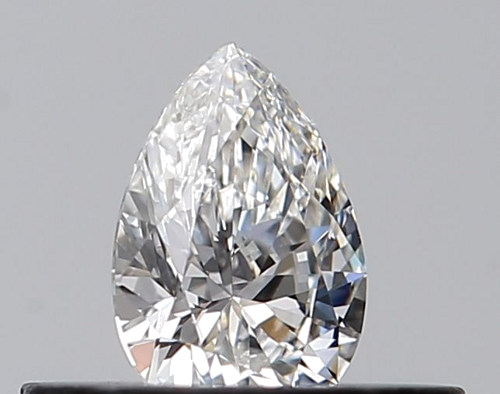 0.24 carat F-VVS2 Natūralus Pear Deimantas (1)