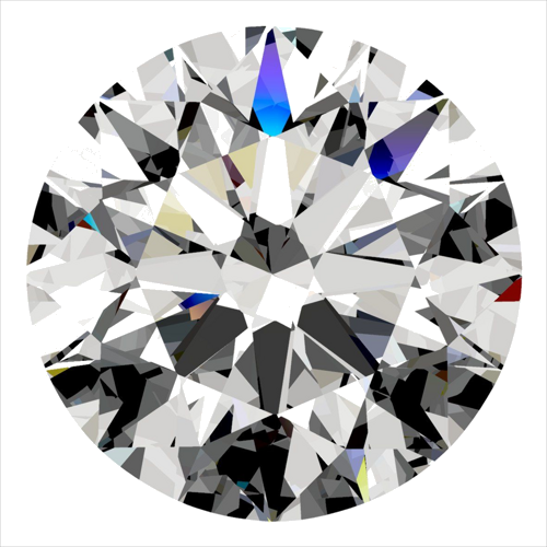 0.4 carat I-VS1 Excellent cut Natūralus Round Deimantas (1)