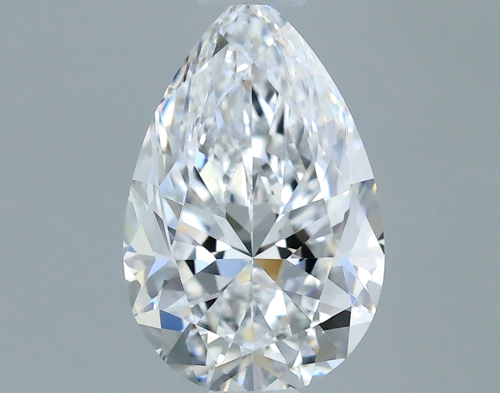 0.56 carat D-VS1 Natūralus Pear Deimantas (1)