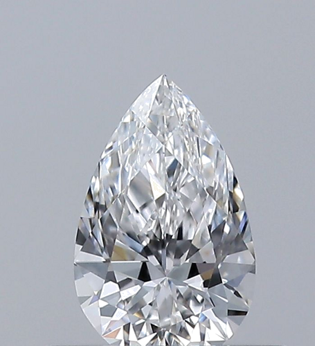 0.33 carat E-IF Natūralus Pear Deimantas (1)