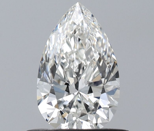 0.57 carat G-VVS2 Natūralus Pear Deimantas (1)