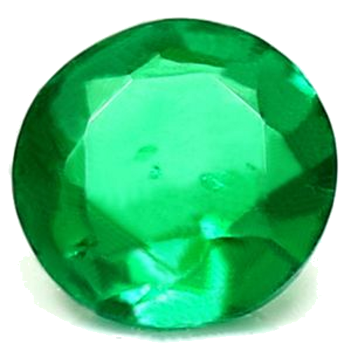 0.48 carat GREEN Round Smaragdas (1)