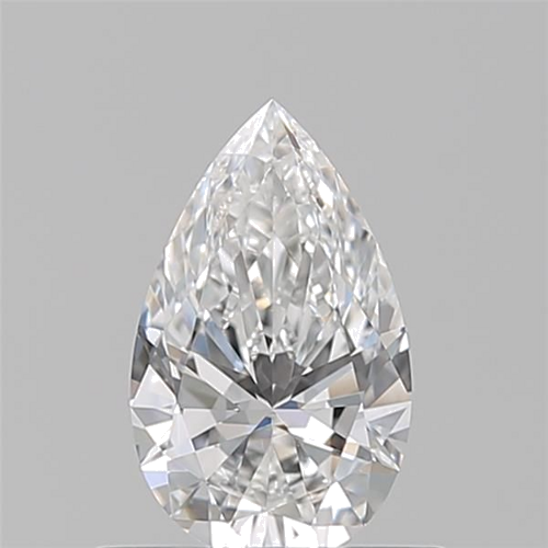 0.5 carat E-VS1 Natūralus Pear Deimantas (1)