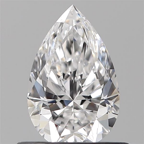 0.53 carat D-VVS1 Natūralus Pear Deimantas (1)
