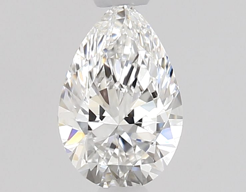 0.52 carat E-IF Natūralus Pear Deimantas (1)