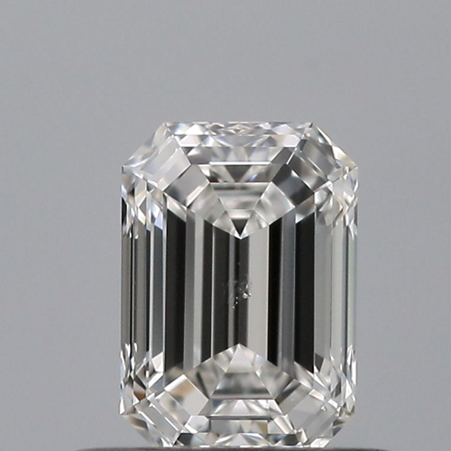 0.52 carat F-SI1 Natūralus Emerald Deimantas (1)