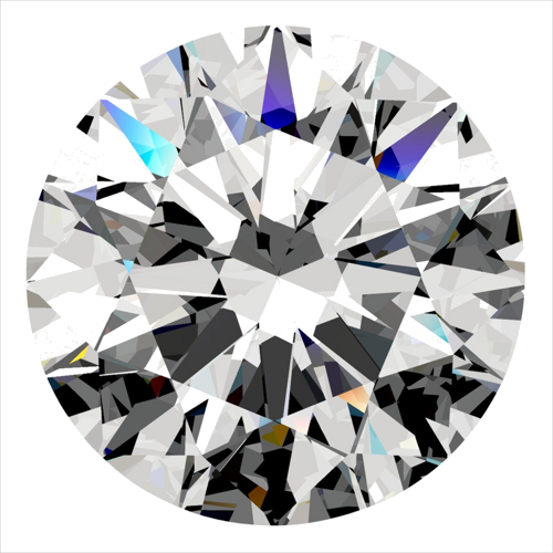 0.3 carat E-VS1 Excellent cut Natūralus Round Deimantas (1)