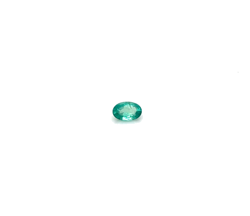 0.45 carat GREEN Oval Smaragdas (1)