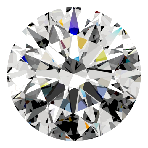 0.3 carat F-VVS2 Excellent cut Natūralus Round Deimantas (1)