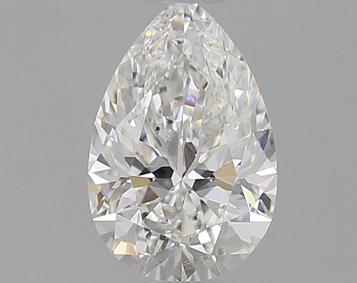 0.45 carat G-VVS2 Natūralus Pear Deimantas (1)