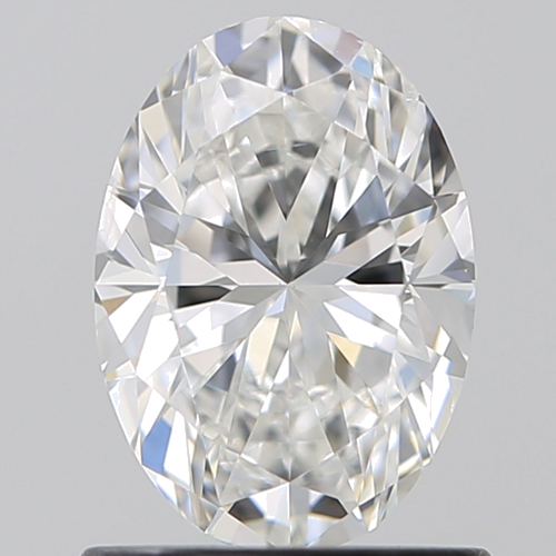 1.0 carat F-SI2 Natūralus Oval Deimantas (1)
