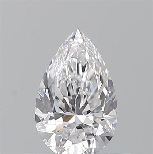 0.5 carat D-VS2 Natūralus Pear Deimantas (1)