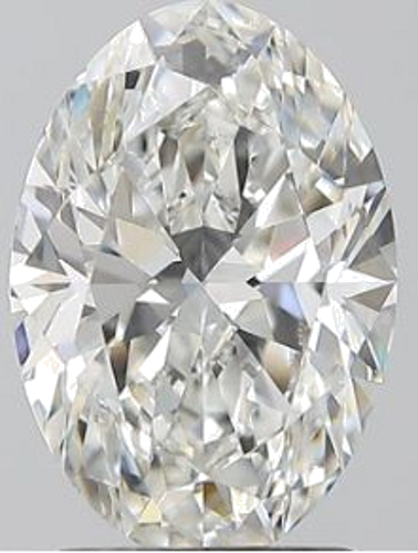 2.01 carat G-SI1 Natūralus Oval Deimantas (1)