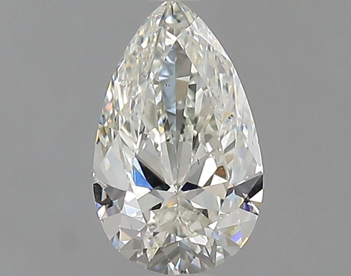 0.9 carat I-SI1 Natūralus Pear Deimantas (1)