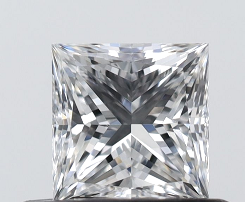0.47 carat F-VVS1 Natūralus Princess Deimantas (1)