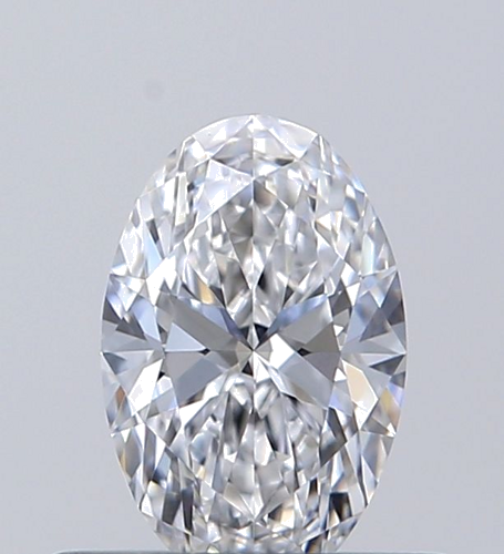 0.4 carat D-VVS1 Natūralus Oval Deimantas (1)