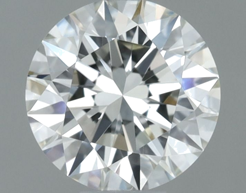 0.51 carat K-VVS2 Excellent cut Natūralus Round Deimantas (1)