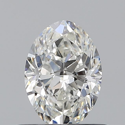 0.61 carat H-SI1 Natūralus Oval Deimantas (1)