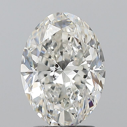2.03 carat H-SI2 Natūralus Oval Deimantas (1)