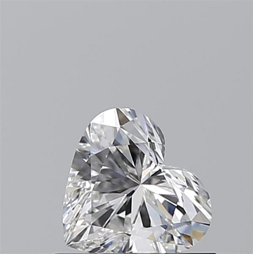 0.59 carat F-IF Natūralus Heart Deimantas (1)