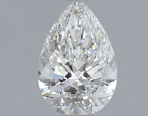 0.7 carat G-SI1 Natūralus Pear Deimantas (1)