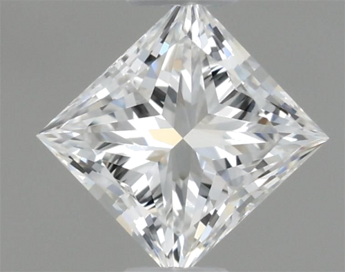 0.3 carat E-VVS2 Natūralus Princess Deimantas (1)