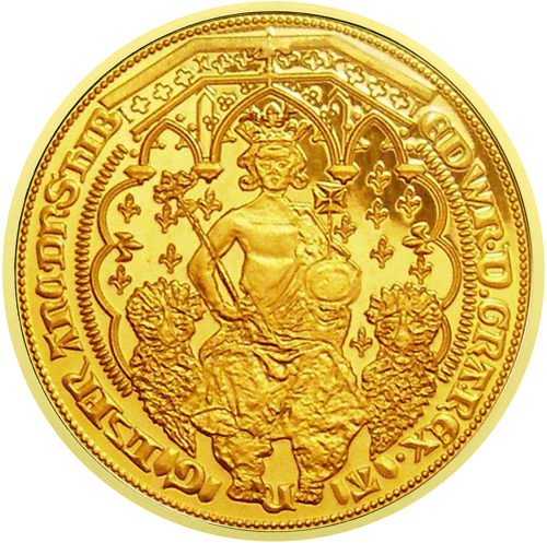 Edward III Double Leopard Great Britain Gold Coin (1)