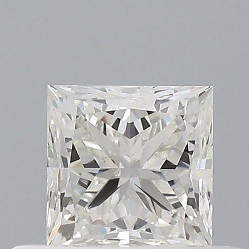 0.5 carat I-SI1 Natūralus Princess Deimantas (1)