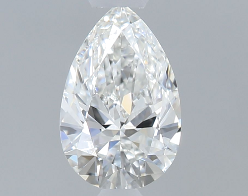 0.3 carat F-VVS2 Natūralus Pear Deimantas (1)