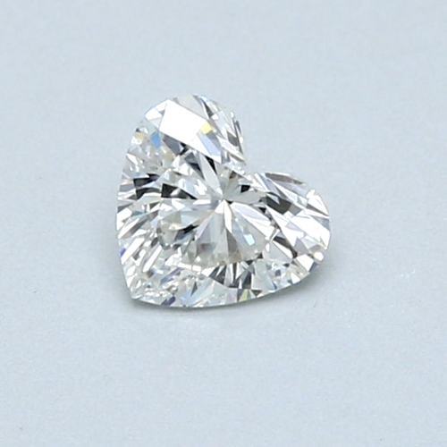 0.44 carat H-SI1 Natūralus Heart Deimantas (1)