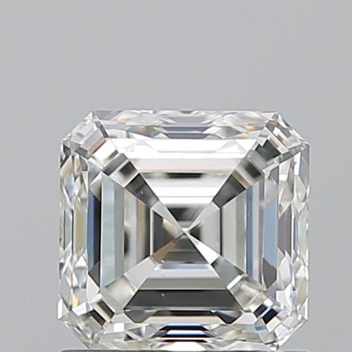 1.2 carat J-VS2 Natūralus Asscher Deimantas (1)
