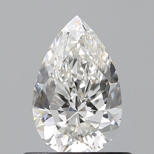 0.63 carat G-VVS1 Natūralus Pear Deimantas (1)