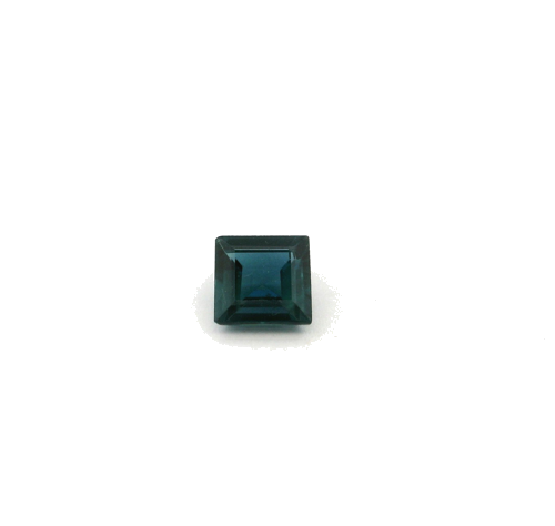 0.56 carat BLUE STEP cut Square Safyras (1)