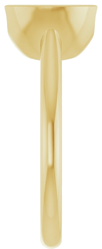 Sužadėtuvių Žiedas „Half Bezel Solitaire“ 750 Geltonojo Aukso Round 9mm (4)