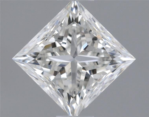 0.59 carat H-VVS2 Natūralus Princess Deimantas (1)