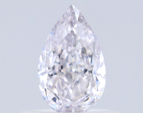 0.52 carat Faint Pink-VS2 Natūralus Pear Deimantas (1)