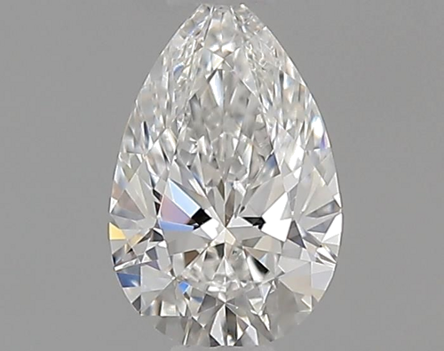 0.4 carat E-VS2 Natūralus Pear Deimantas (1)