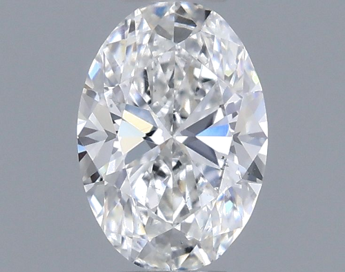 0.41 carat F-SI1 Natūralus Oval Deimantas (1)