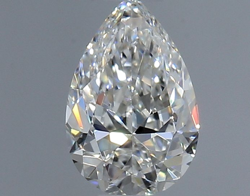 0.36 carat F-VVS1 Natūralus Pear Deimantas (1)