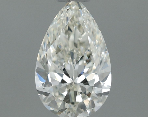 0.6 carat J-VVS2 Natūralus Pear Deimantas (1)
