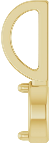 Pakabukas „Solitaire“ 585 Geltonojo Aukso Marquise 4.5mm x 2.5mm (3)