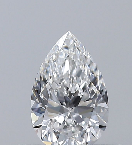 0.33 carat E-IF Natūralus Pear Deimantas (1)