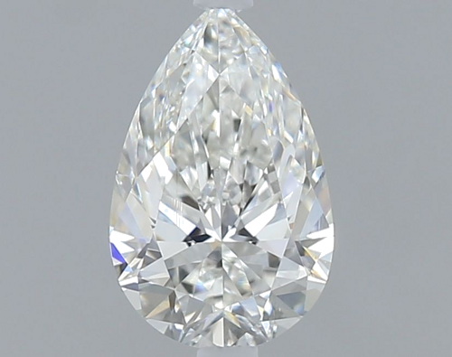 0.5 carat H-VVS2 Natūralus Pear Deimantas (1)