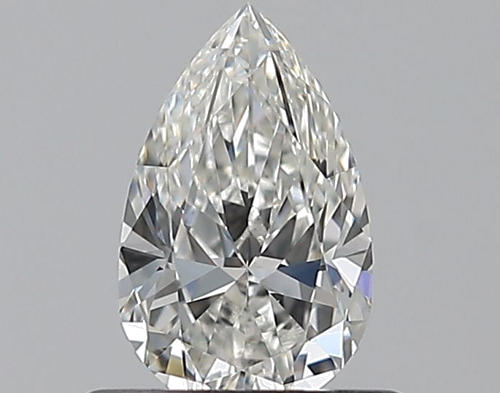 0.5 carat G-VS1 Natūralus Pear Deimantas (1)
