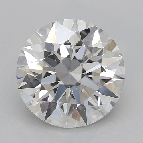 2.2 carat H-SI1 Excellent cut Natūralus Round Deimantas (1)