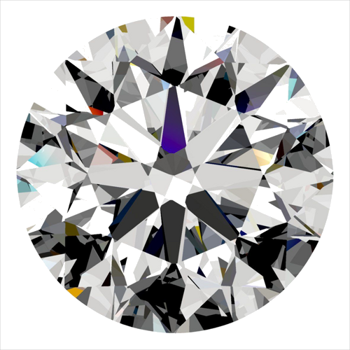 0.3 carat F-SI2 Excellent cut Natūralus Round Deimantas (1)