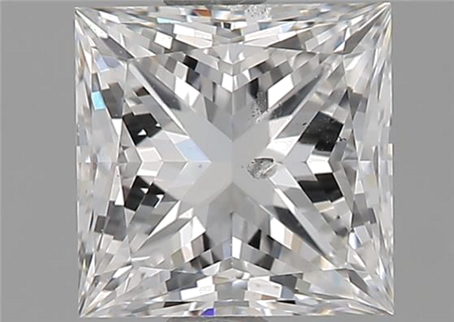 1.45 carat E-SI2 Natūralus Princess Deimantas (1)