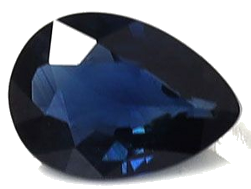 1.16 carat BLUE Pear Safyras (1)