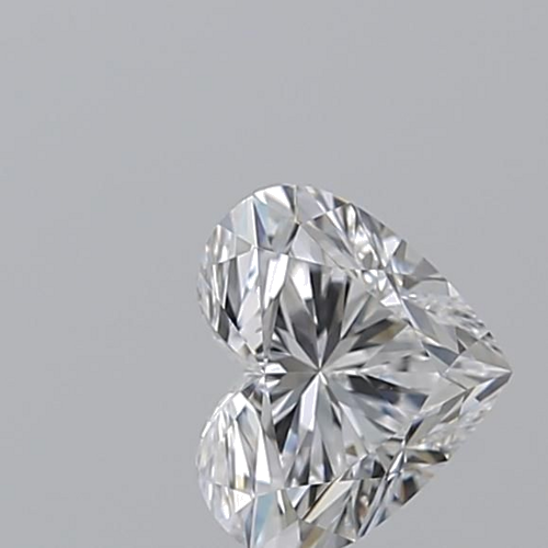 1.0 carat D-VVS1 Natūralus Heart Deimantas (1)