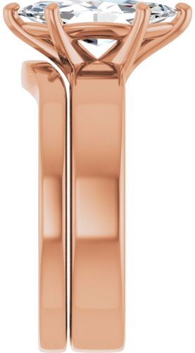 Sužadėtuvių Žiedas 14k rose gold Marquise 12mm x 6mm (9)